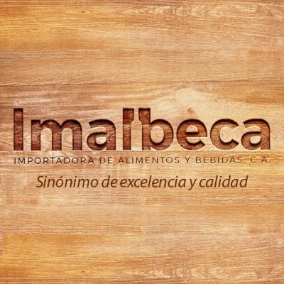 Imalbeca logo en madera